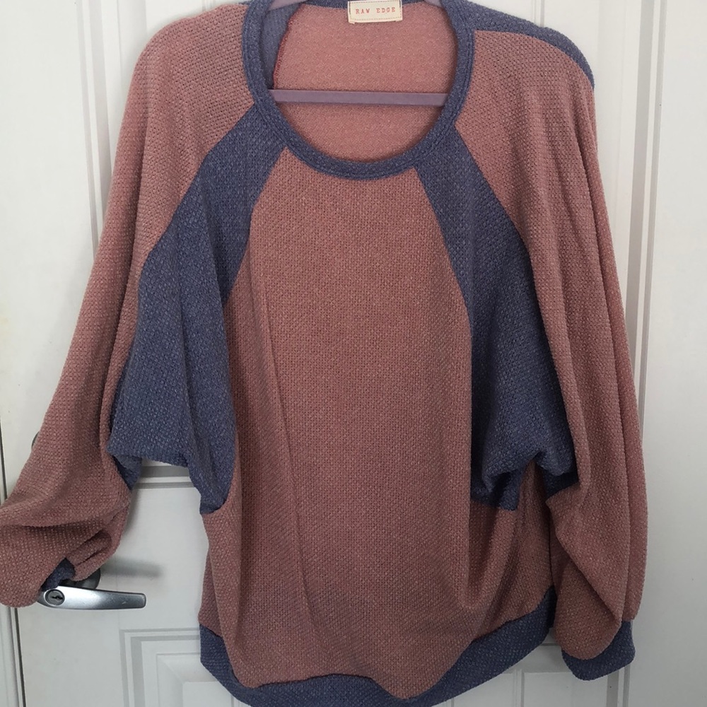 Pink and purple sweater